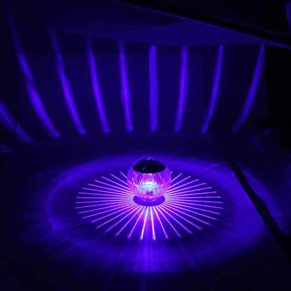 Outdoor Solar LED Floating Light Garden Pond Pool Lampe rotierende RGB -Farbwechsel