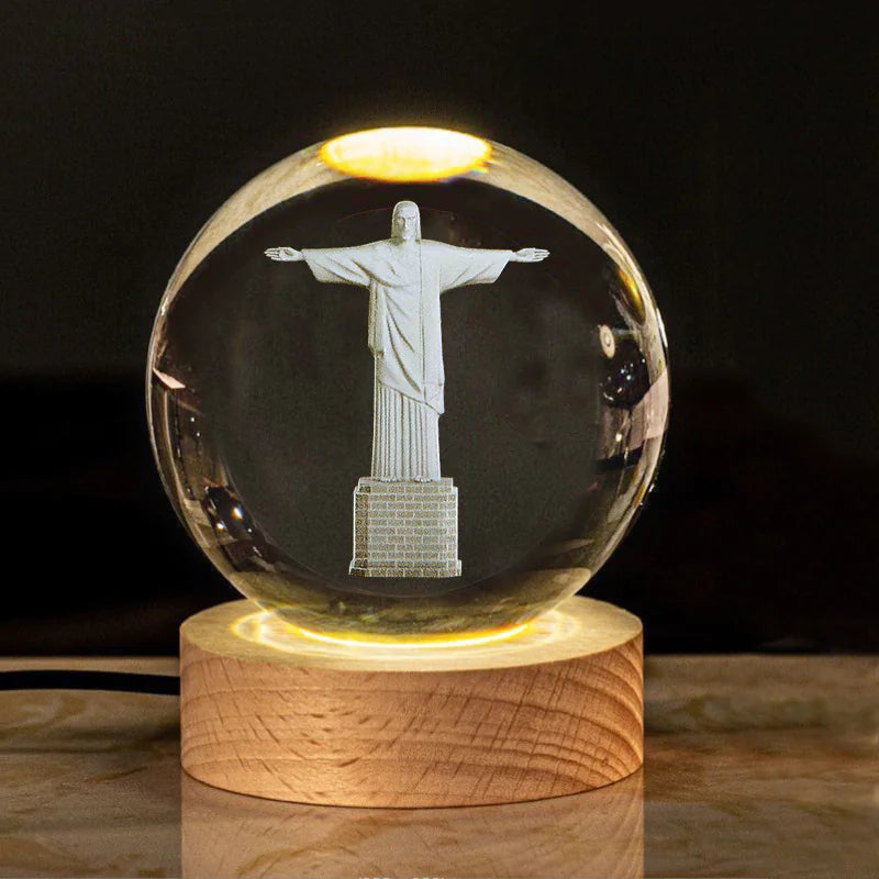 Luminous Crystal Office Display