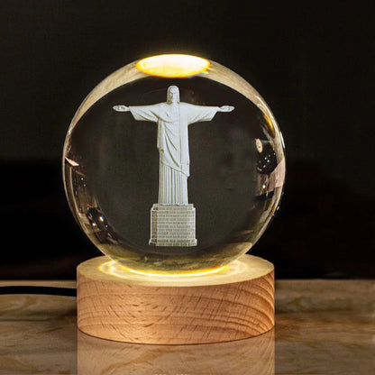 Luminous Crystal Office Display