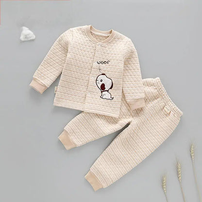 Cotton Warm Innerwear Set for Infants and Toddlers