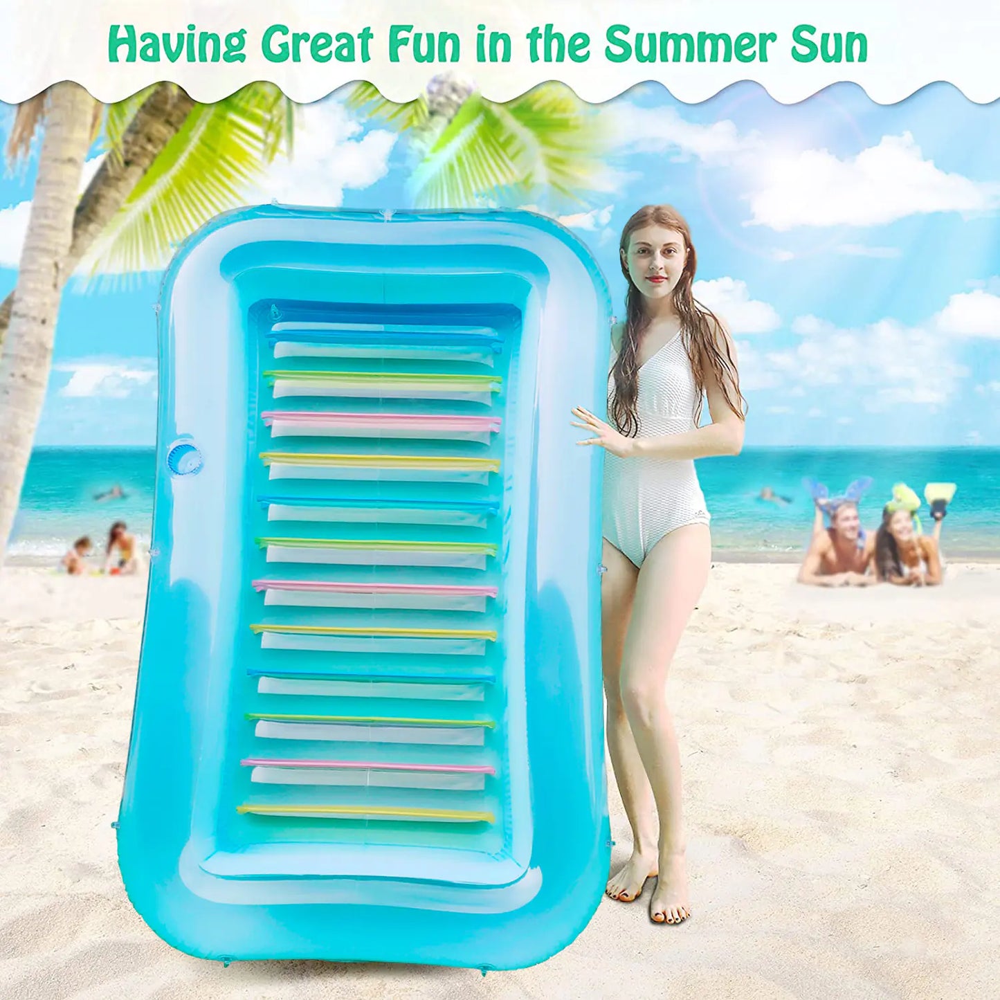 Inflatable Sunshine Pool Float
