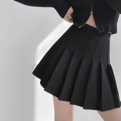Fashionable Pleated Skirt for Women - Coffee Color