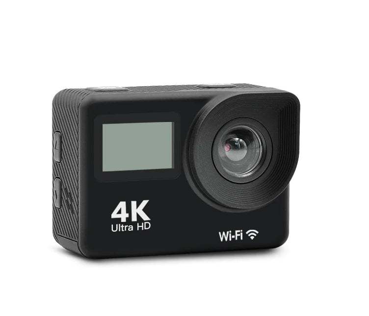 4K Dual-Screen Action Camera with WiFi Functionality
