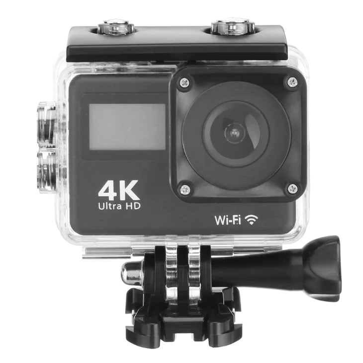 4K Dual-Screen Action Camera with WiFi Functionality