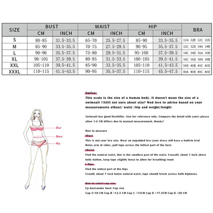 Ankunfts-Bikini-Set mit hoher Taille