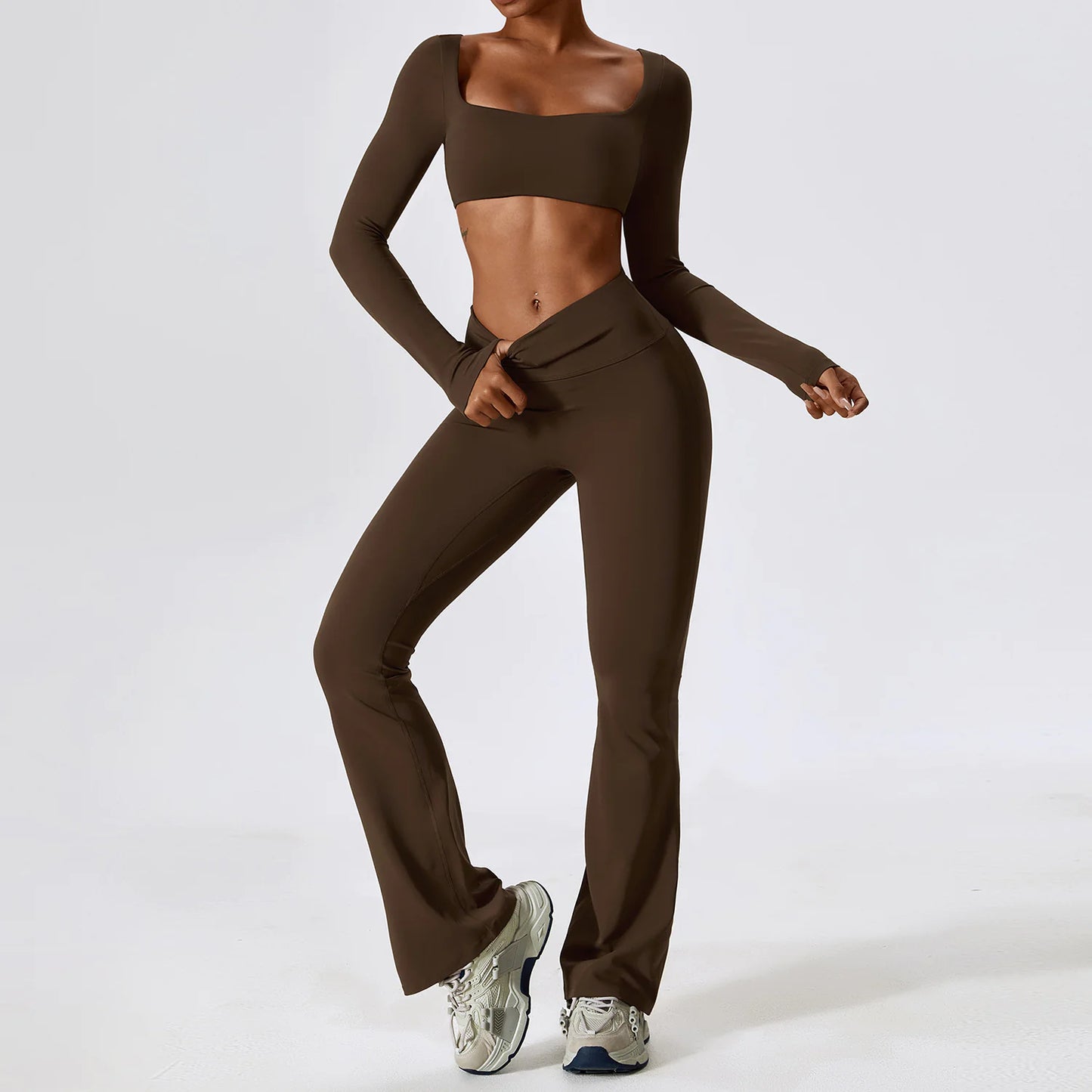 Nude Feel Yoga-Set für Damen
