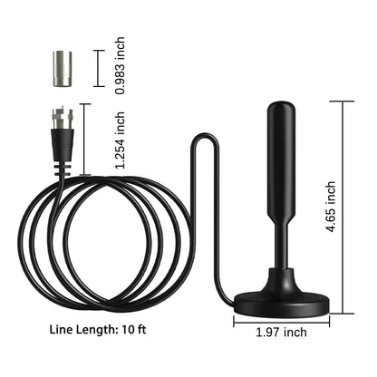 300 Mile Enhanced HD Indoor TV Antenna