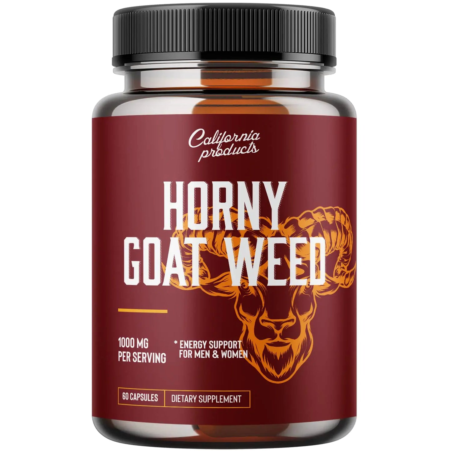 Horny Goat Weed Herbal Extracts - Horny Goat Weed for Men and Womens Energy Support with Maca Root Tribulus Terrestris and Saw Palmetto