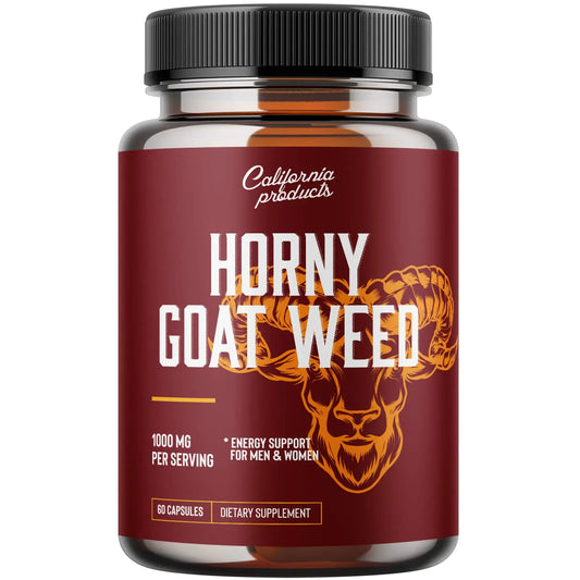 Horny Goat Weed Herbal Extracts - Horny Goat Weed for Men and Womens Energy Support with Maca Root Tribulus Terrestris and Saw Palmetto