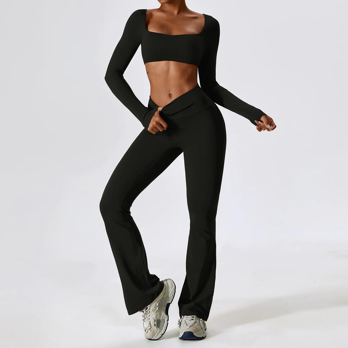 Nude Feel Yoga-Set für Damen
