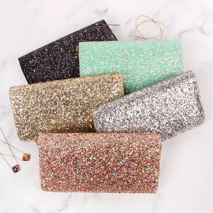 Glitter Zipper Wallet