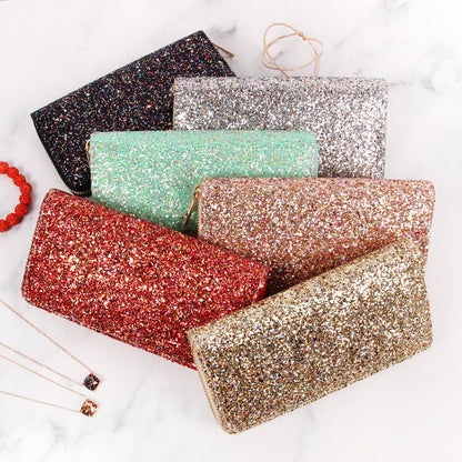 Glitter Zipper Wallet