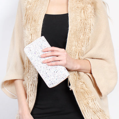 Glitter Zipper Wallet