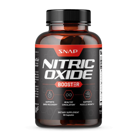 Snap Supplements Nitric Oxide Booster Nitric Oxide Supplement for Blood Circulation and Blood Flow 60 Capsules