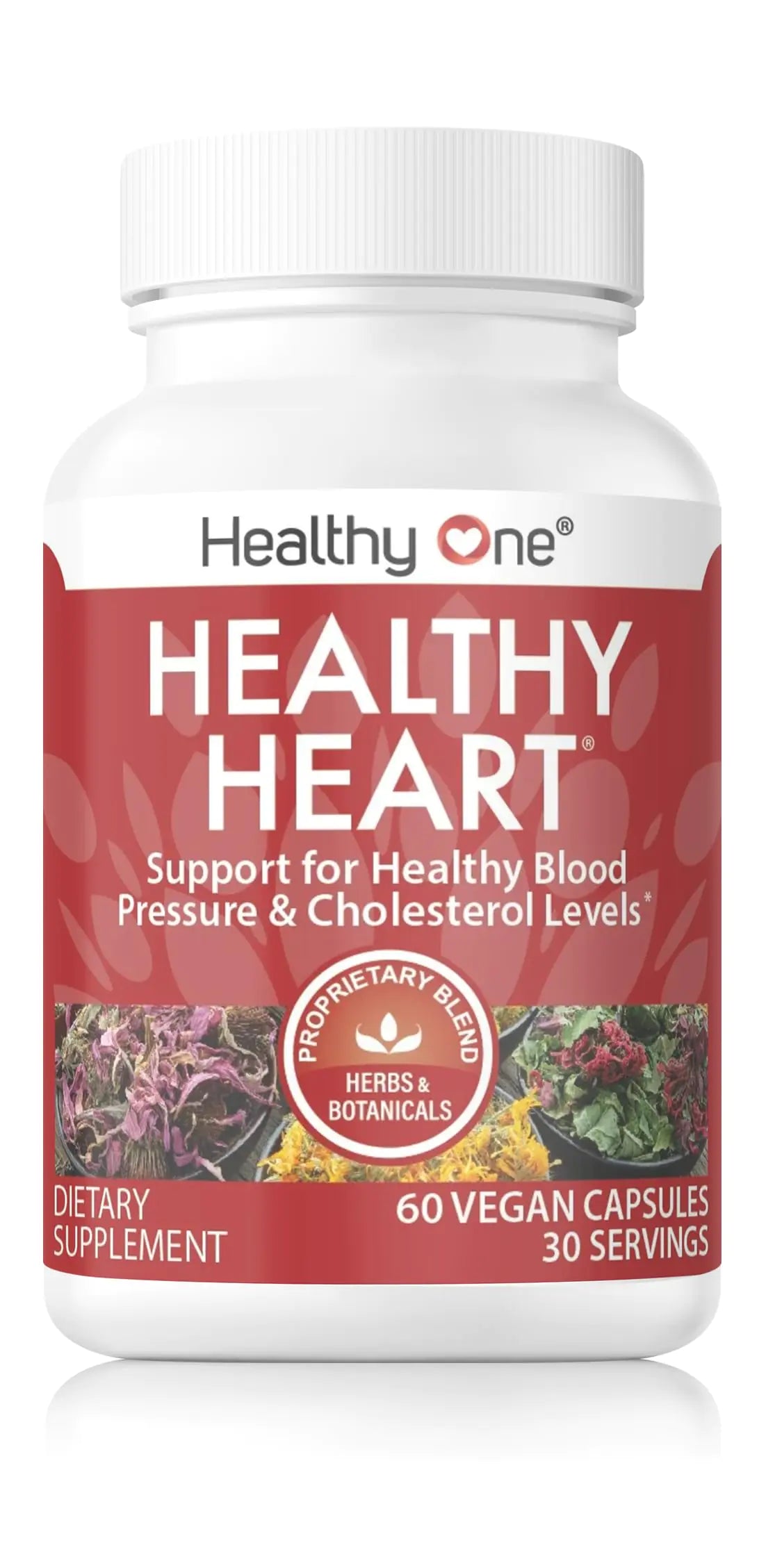 Healthy Heart Supplement | 8 All-Natural Ingredients | Helps Manage Wellness & Health | Improve Blood Flow (60)