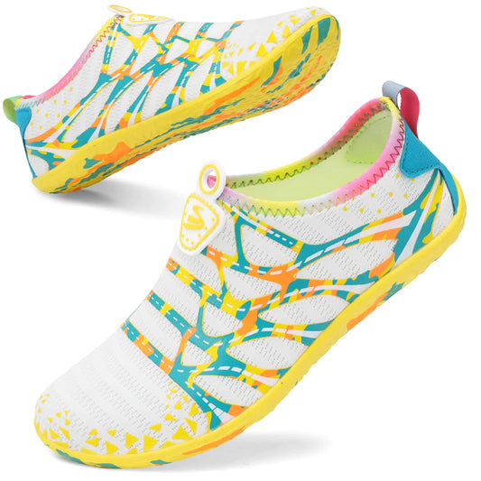 Spesoul Damen und Herren Wasserschuhe, atmungsaktiv, schnelltrocknend, Schwimmschuhe, Barfuß-Aquasocken, Strandschuhe für Pool, Fluss, Yoga, Outdoor, Wassersport, 8–9 Damen/6,5–7 Herren