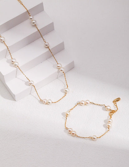 Dainty Freshwater Pearl Choker Necklace - Walter - Mall