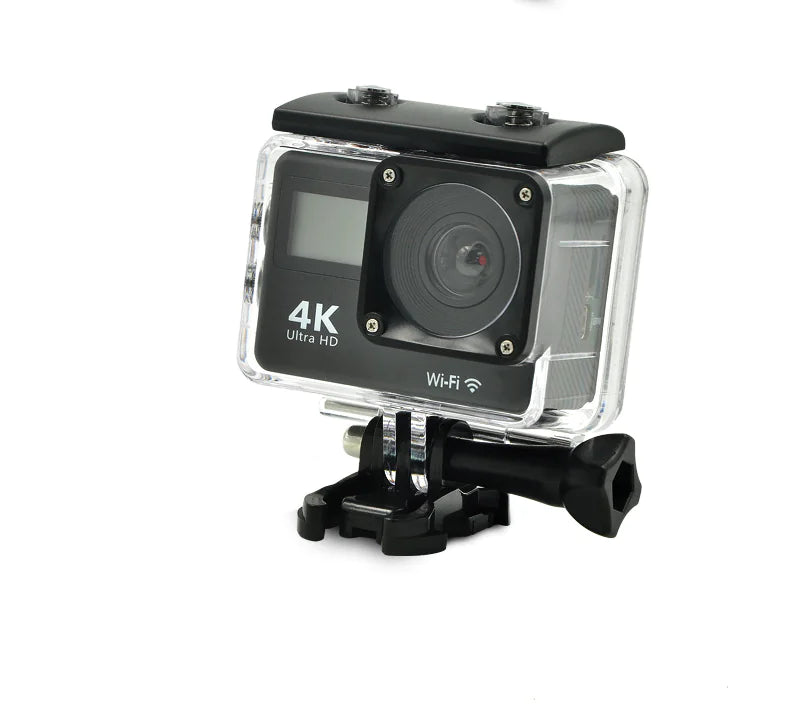 4K Dual-Screen Action Camera with WiFi Functionality