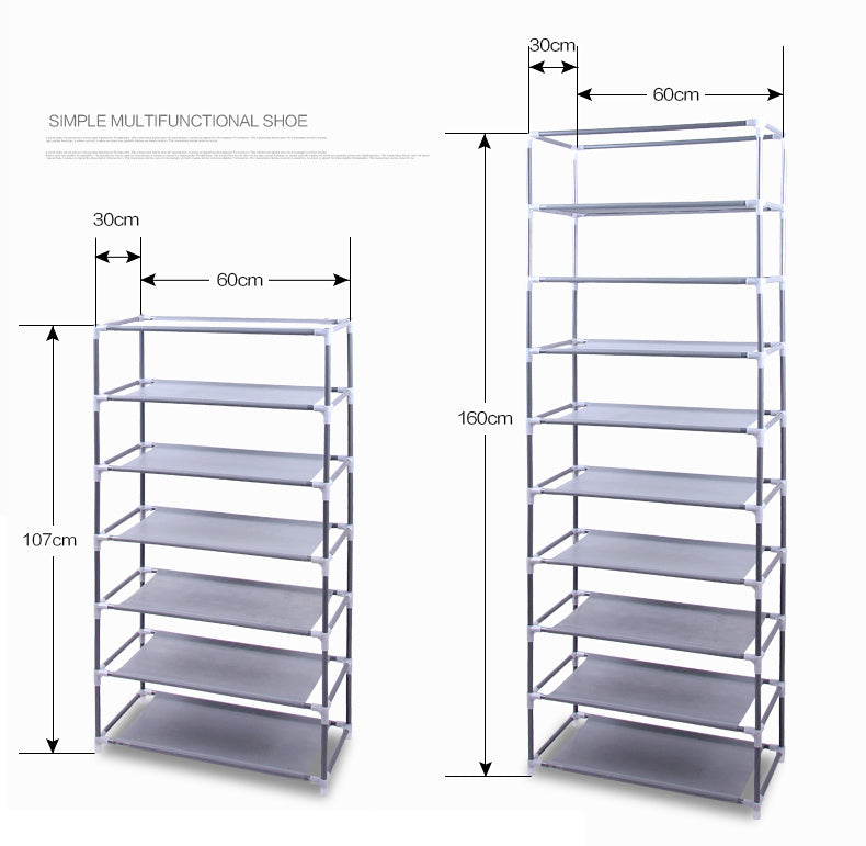 10 Layer 9 Grid Shoe Storage Closet