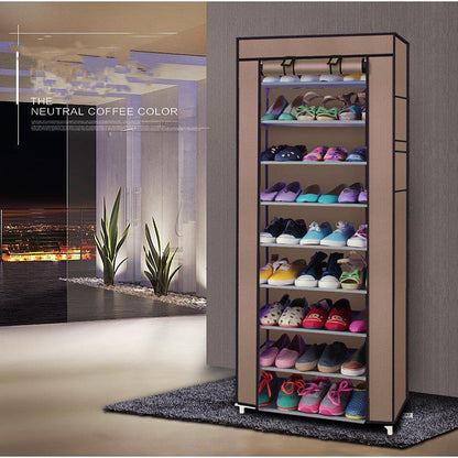 10 Layer 9 Grid Shoe Storage Closet