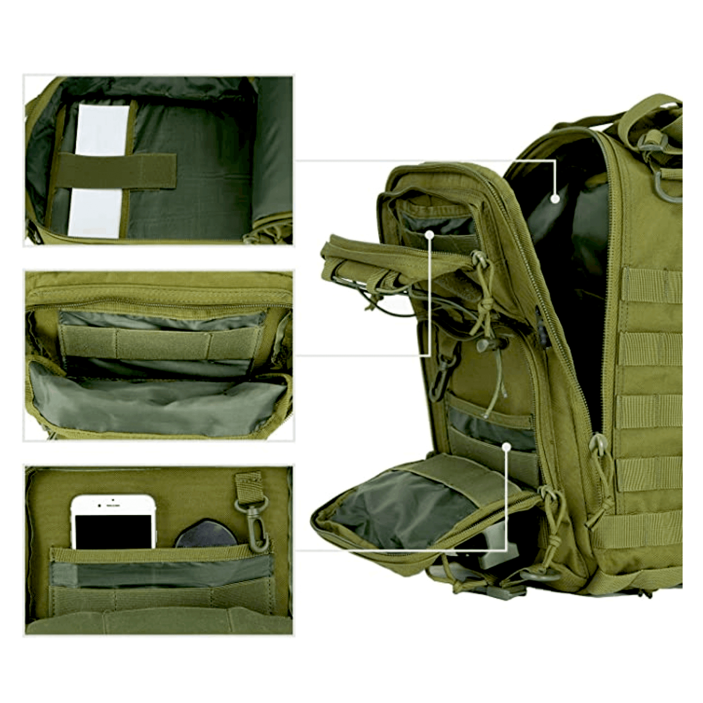 Tactical  Medium Sling Range Bag, Bagpack,