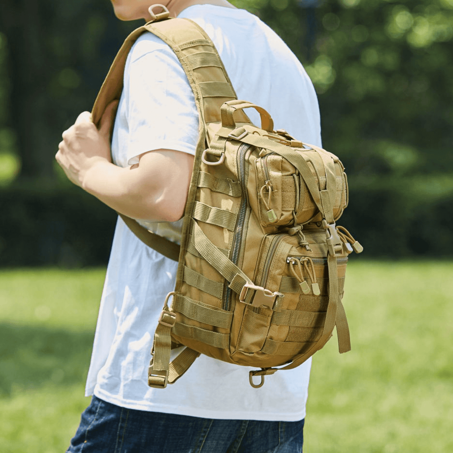 Tactical  Medium Sling Range Bag, Bagpack,