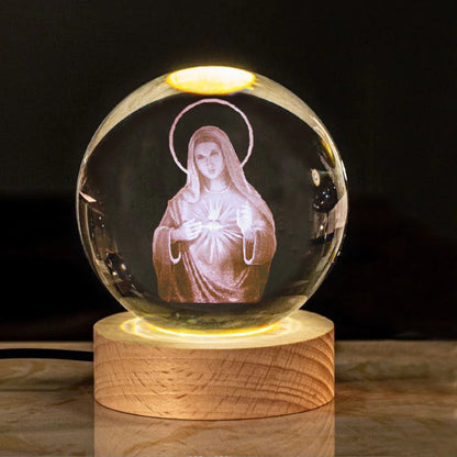 Luminous Crystal Office Display