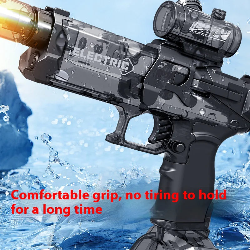Fire Rat Electric Water Pistol Cool Light Full Automatic Water Spray Gun