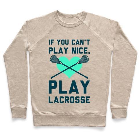 Nice Play Lacrosse Crewneck Sweatshirt