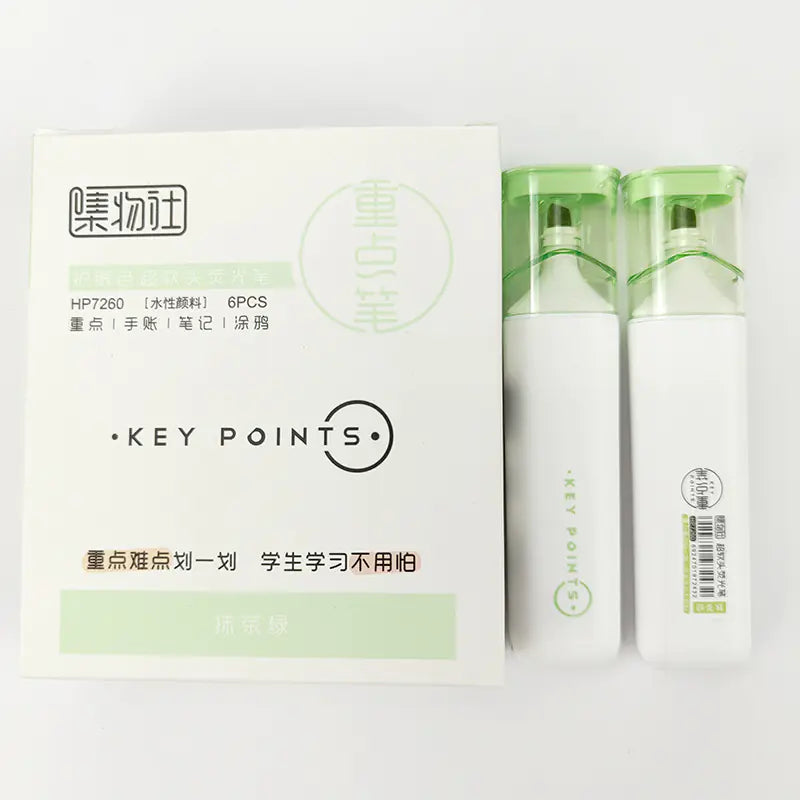 Large Capacity Soft Tip Highlighter Pen, 7260