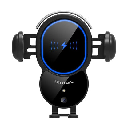 Automatic Clamping Car Fast Charger, 10W Wireless Triangle Mount