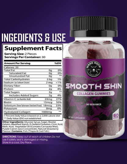 Smooth Skin Collagen Gummies - Walter - Mall