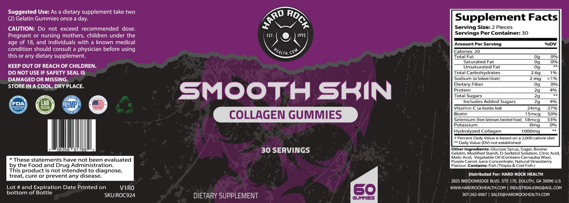 Smooth Skin Collagen Gummies - Walter - Mall