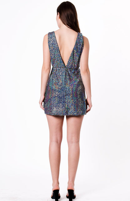 Thea Sequined A - Line Mini Dress - Walter - Mall