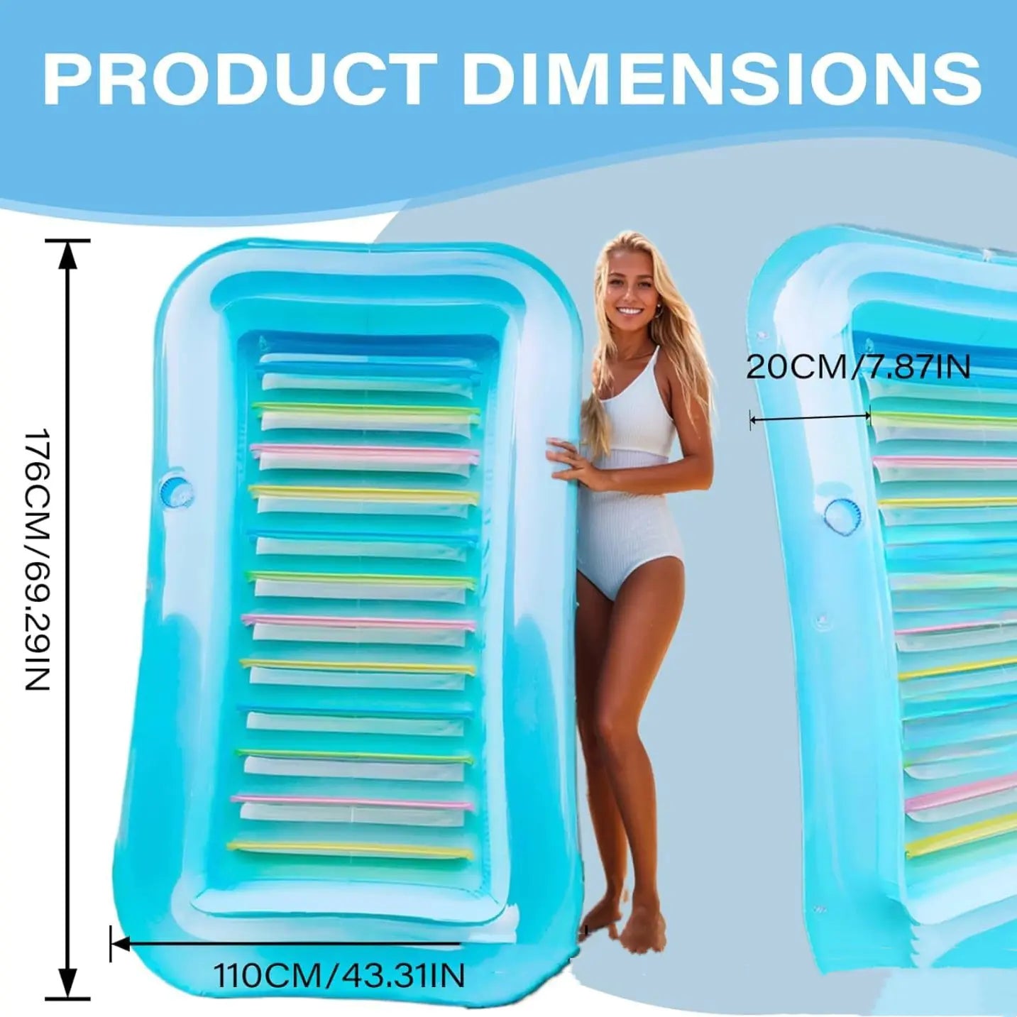 Inflatable Sunshine Pool Float