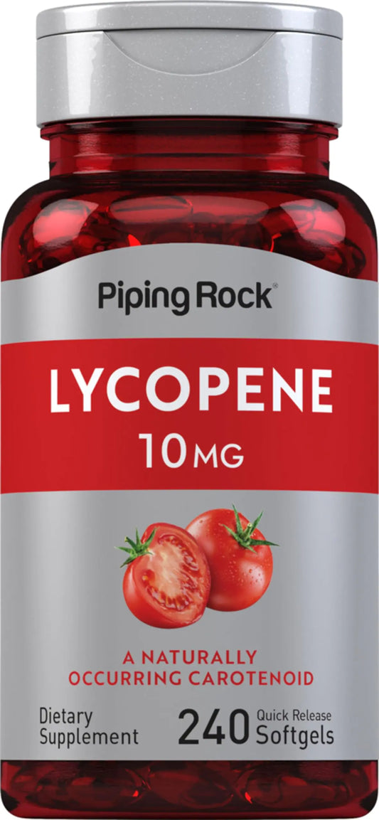 Piping Rock Lycopene 10mg | 240 Softgels | Non-GMO Gluten Free Supplement